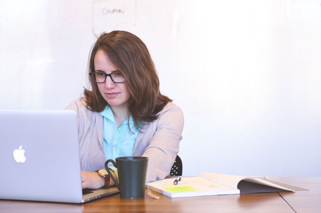 student, woman, startup